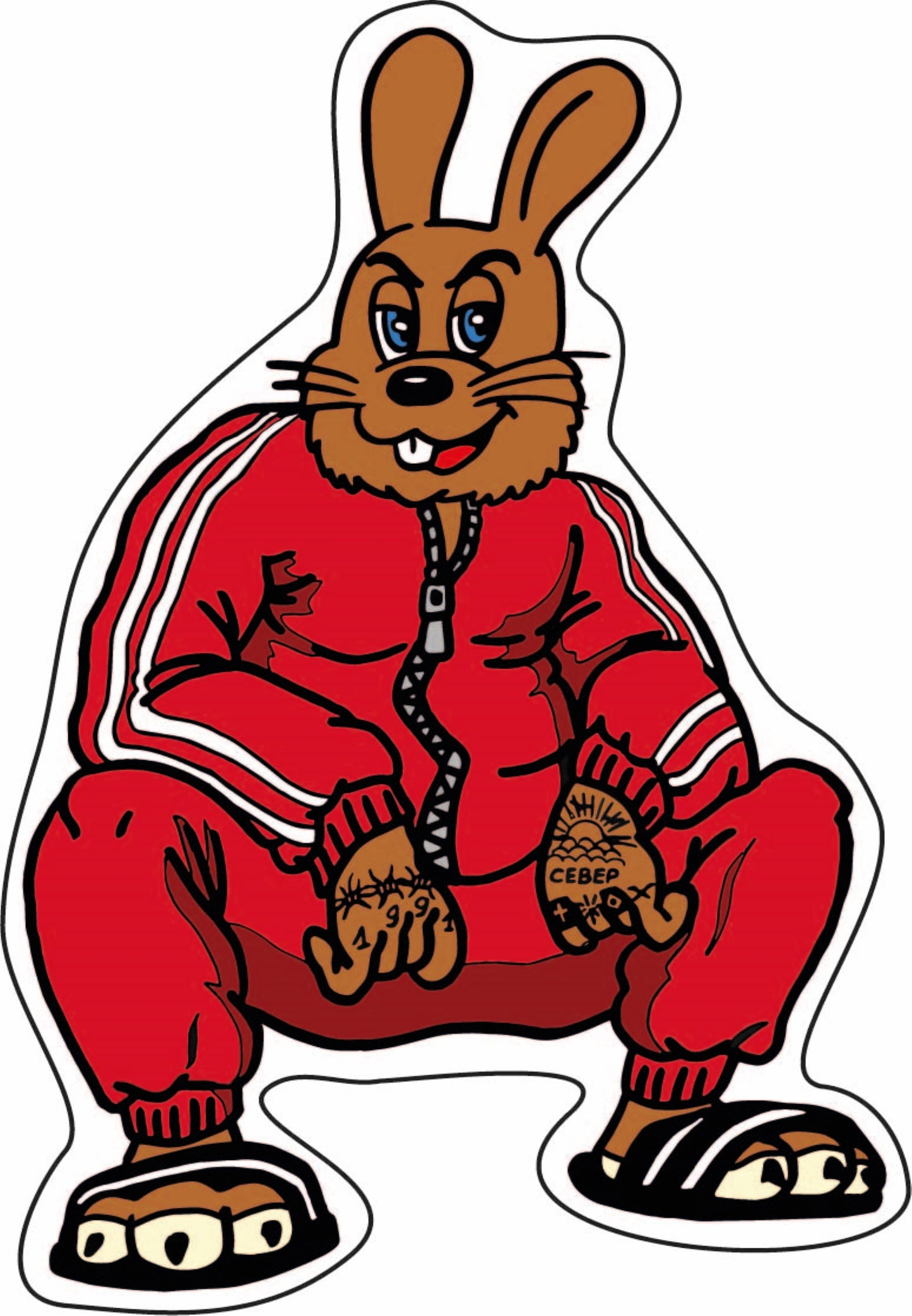 Gopnik Hase Magnet