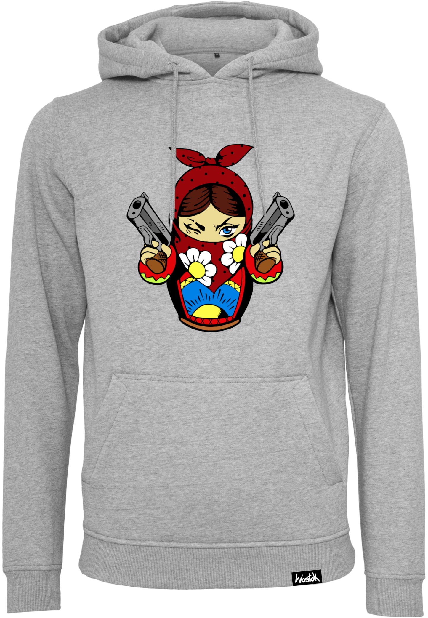 Bunte Matrjoschka Heavy Hoodie